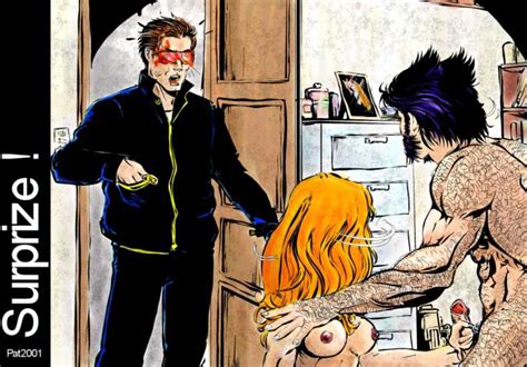 Caught Cheating With Wolverine Jean Grey Redhead Porn