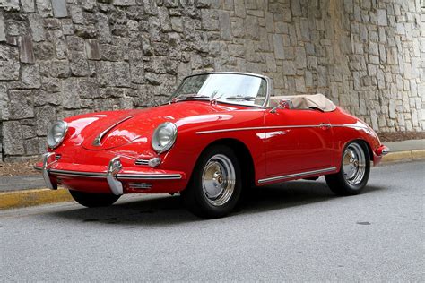 1960 Porsche 356 Roadster Red Cars Classic