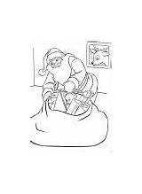 Babbo Natale sketch template