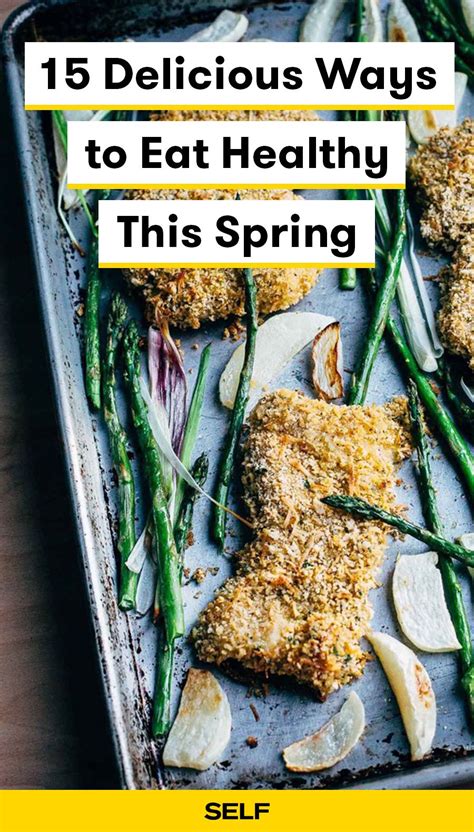 delicious ways  eat healthy  spring  images ways