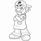 Coloring Baby Mario Pages Getcolorings sketch template