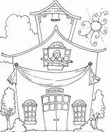 Sunday School Coloring Pages Print Printable sketch template