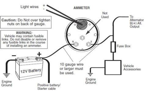 ammeter wiring diagram