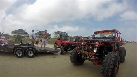 go topless jeep day on crystal beach is a must see youtube