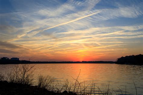 077 365 sunset at lake crabtree