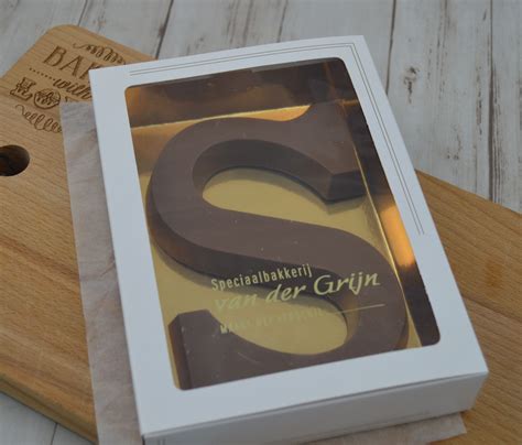 suikervrije chocolade letter bestellen bakkerij van der grijn