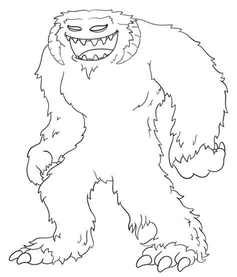 yeti coloring   designlooter