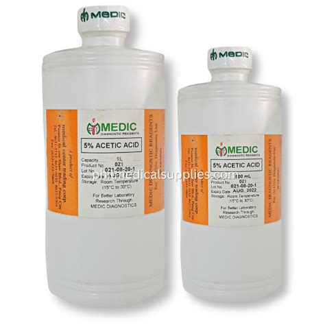 Acetic Acid Solution 5 – Philippine Medical Supplies