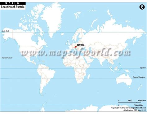 buy austria location  world map