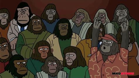 planet of the apes movietone parody madatoms animation month youtube