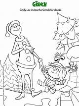 Grinch Coloring Pages Christmas sketch template