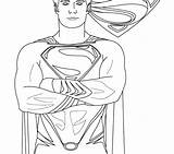 Superman Coloring Pages Batman Drawing Symbol Getdrawings Getcolorings sketch template