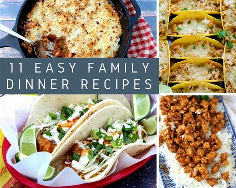 easy family dinner recipes   pinch
