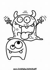 Monster Coloring Pages Printable Monsters Print Cute Scary Silly Squishy Funny Color Cartoon Inc Drink Ness Loch Yeti Boo Energy sketch template