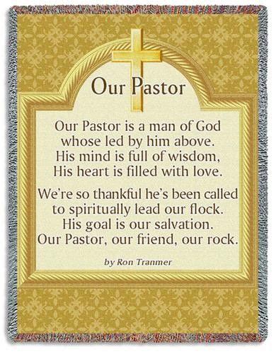 personalized  pastor inspirational tapestry throw pastor