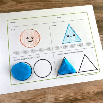 printable shapes activities  preschoolers