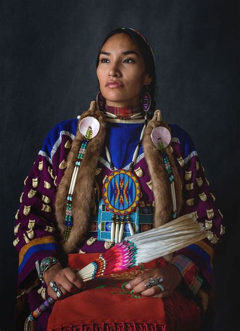 Native American Women With Beautiful Facial Features