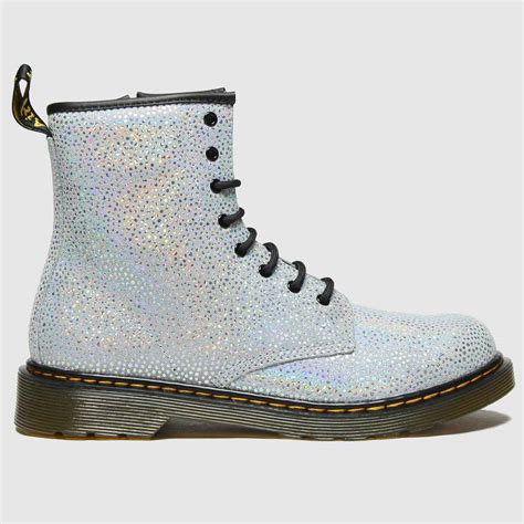 dr martens silver  spot boots youth shoefreak