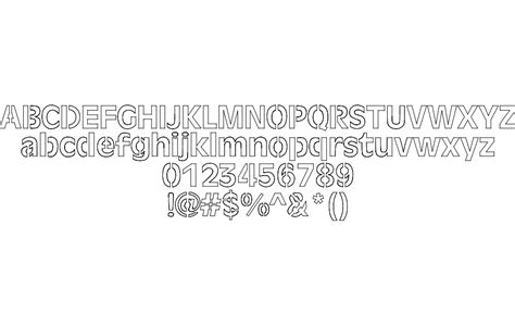 laser number  alphabet  dxf file    vectors art