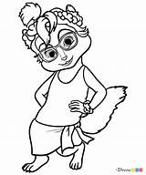 Chipmunks Alvin Jeanette Draw Miller Webmaster автором обновлено May sketch template