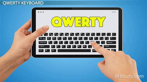 qwerty keyboard meaning history layout video lesson transcript