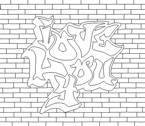 graffiti coloring pages learny kids