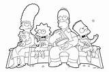 Simpsons Coloring Pages sketch template