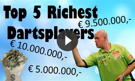 top  darts players  highest career earnings sportvideostv