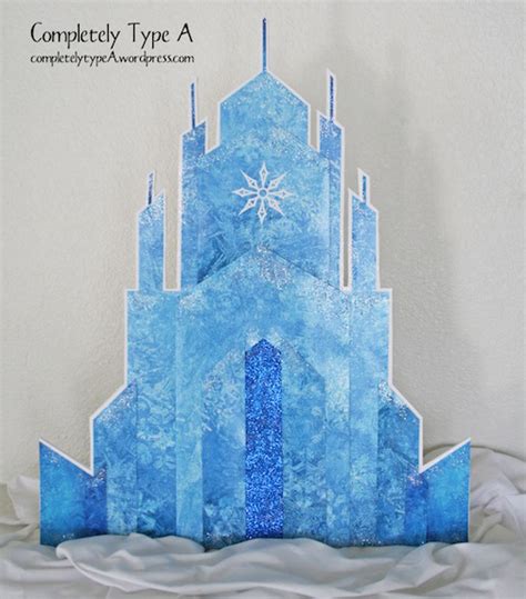 printable frozen castle template