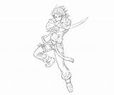 Chipp Zanuff Coloring Character Pages Another sketch template
