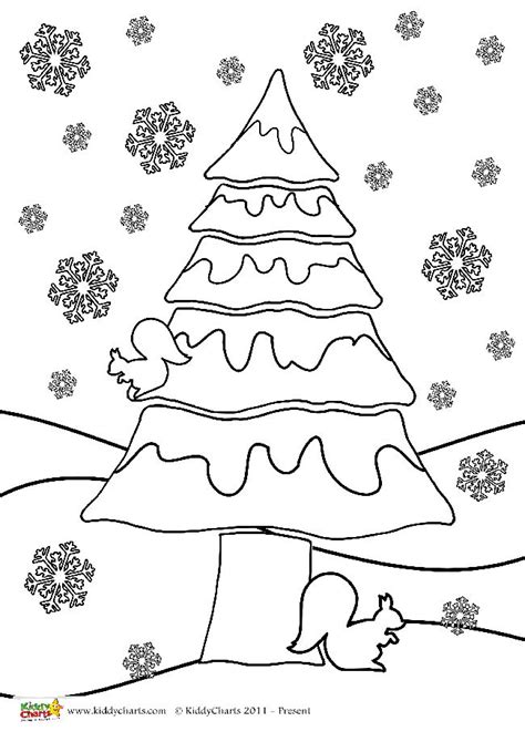 winter colouring pages  adults  kids