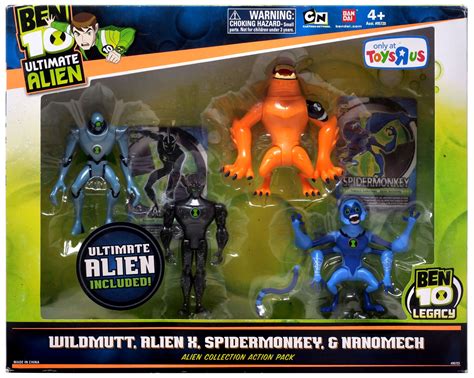 bandai toys ben  ultimate alien alien collection action pack