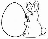 Bunny Egg Coloring Easter Pages Printable Rabbit Lapin Coloriage Animals Print Color Book Info sketch template