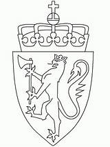 Norway Noruega Escudo Azawad Countries Castello Sharepoint Swiss Armas Coloringhome Sweden Stave sketch template