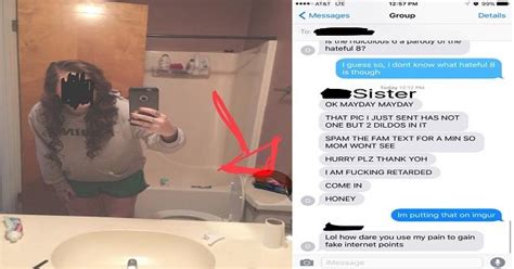 Girl Forgets To Put Away Her “special Toys” Before Sending Selfie