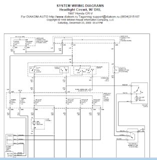 repair manuals  honda crv wiring diagram