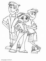 Kratts Coloring Bestcoloringpagesforkids Protagonists sketch template