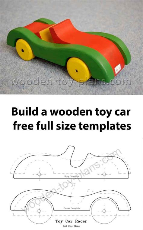 childs car wood diagram