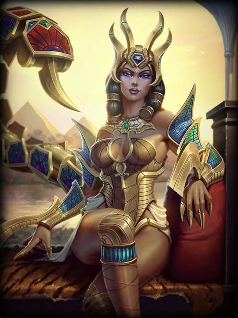 Smite Hirez Desert Queen Serqet Egyptian Mythology