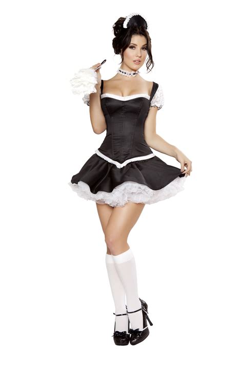 Deluxe French Maid Costume Sexy French Maid Costume
