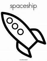 Rocket Ship Coloring Spaceship Pages Template Simple Outline Drawing Kids Space Clipart Print Printable Easy Choose Board Craft Getdrawings Clipartbest sketch template