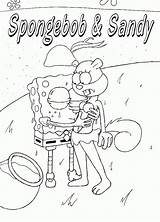 Coloring Pages Spongebob Sandy Enchanted Squarepants Forest Cheeks Printable Comments Getdrawings Getcolorings sketch template