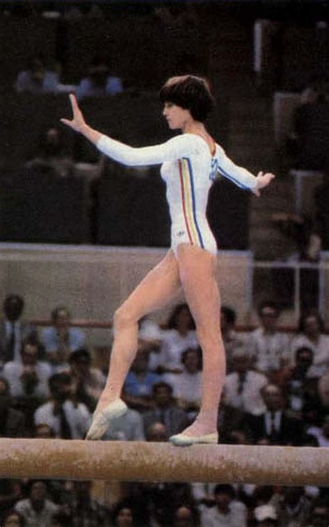 nadia elena comaneci the first olympic gymnast to score a perfect 10