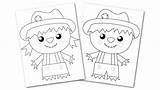 Scarecrow Simplemomproject sketch template
