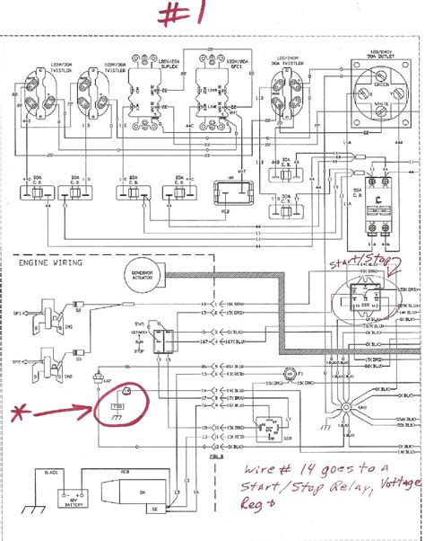generac np  wiring diagram