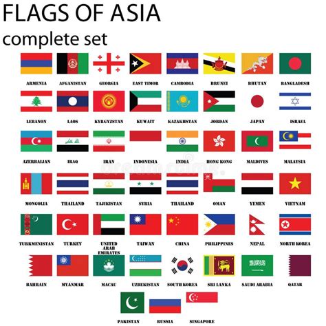 Asia Pacific Flags