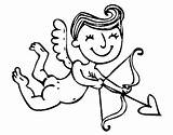 Cupido Seta Colorear Freccia Felice Flecha Contente Disegno Contento Fletxa Amb Desenho Dibuix Acolore Valentim Dibuixos sketch template
