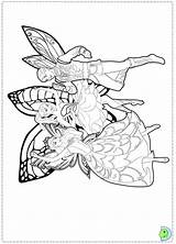 Coloring Mariposa Princess Fairy Barbie Dinokids Pages Close Print Coloringbarbie sketch template