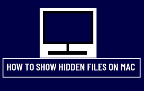 show hidden files  mac