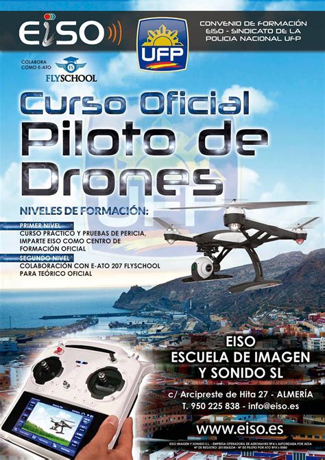 ufp almeria curso oficial de manejo de drones fruto del acuerdo eiso ufp